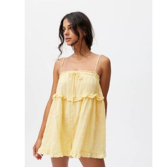 Urban Outfitters Pants - Urban Outfitters Ruffle Me Romper
